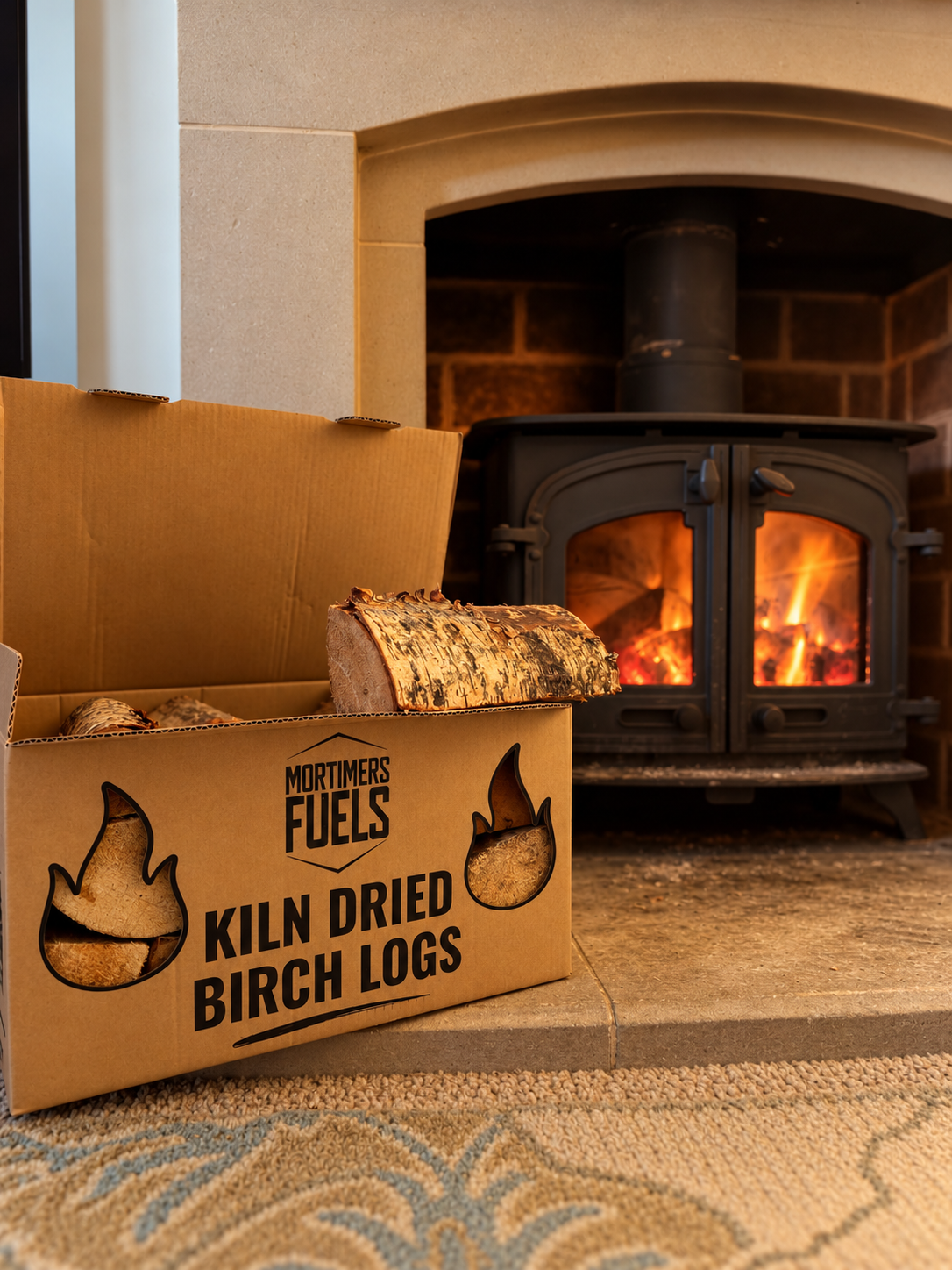 Kiln Dried Birch Logs