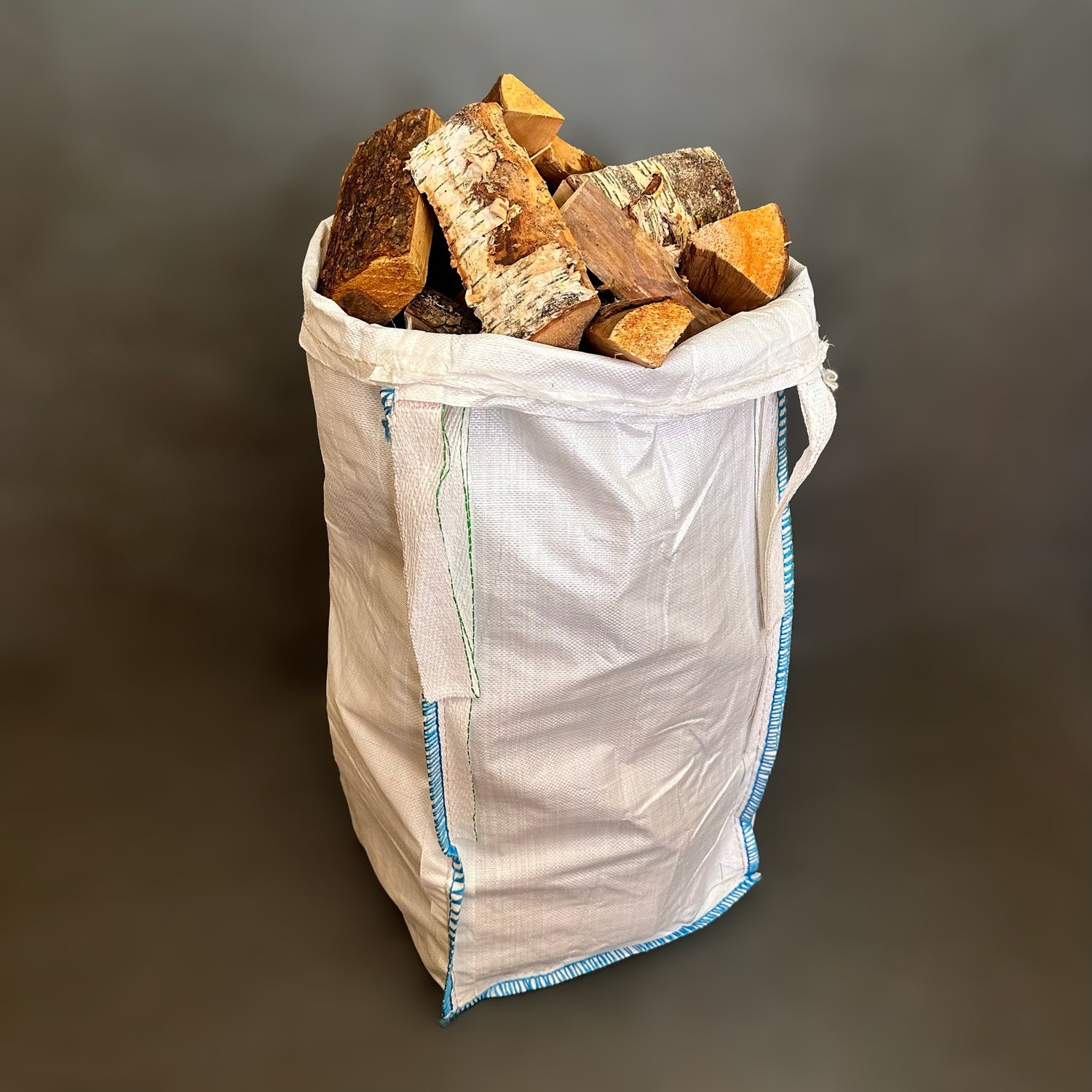 Mixed Barrow Bag of kiln-dried alder and birch logs from Mortimers Fuels, Ready to Burn.